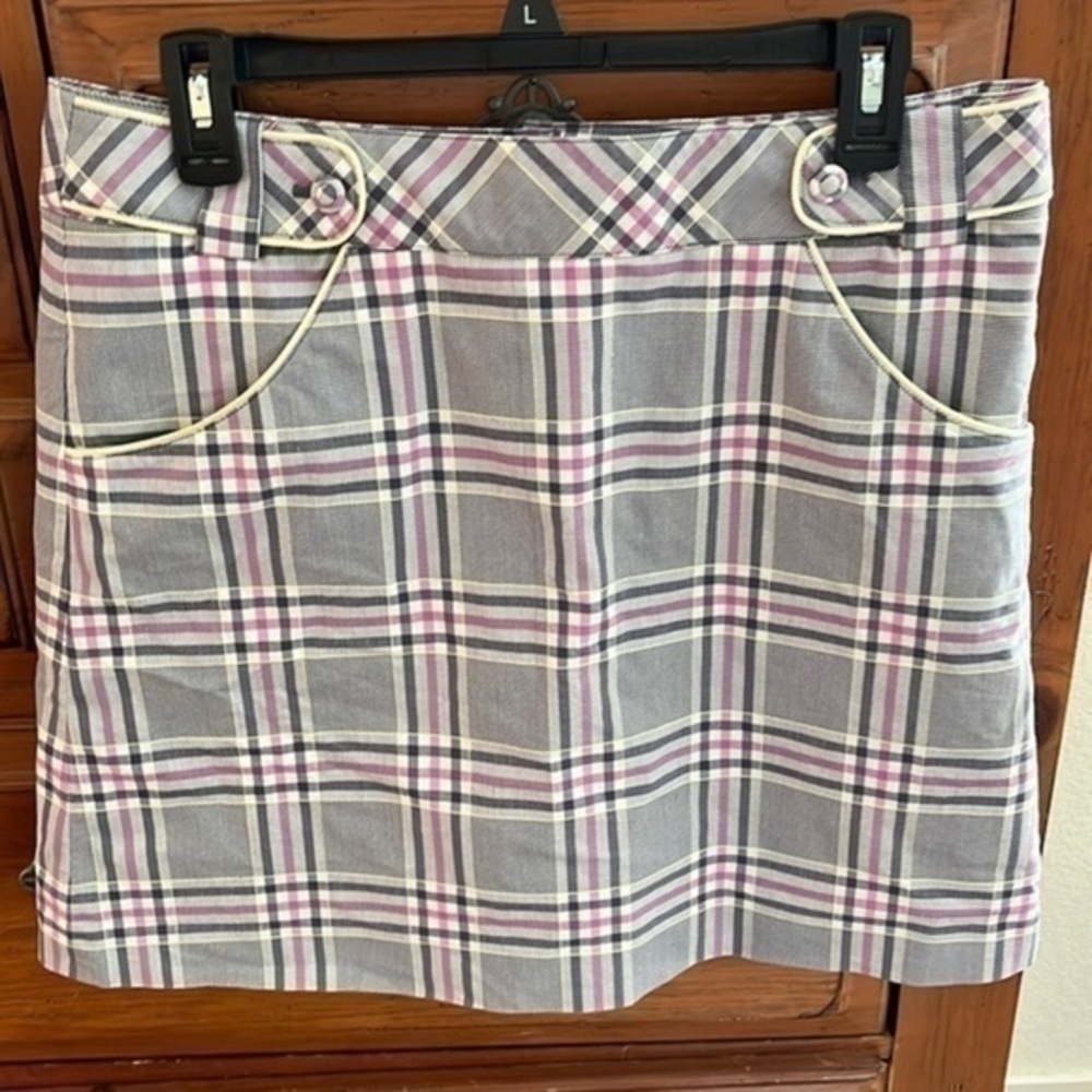 Cutter and Buck Women’s Gray and Pink Skort Size 6 EUC